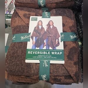 Woolrich Brushed/Reversible Wrap LuxuriousSoftness,EasyLayering/VersatileStyling